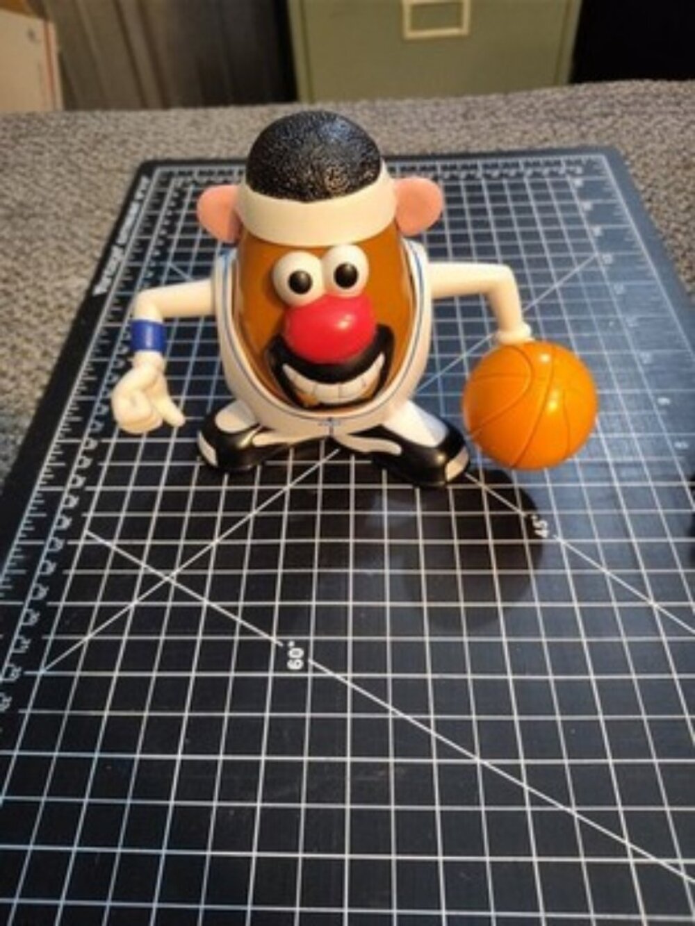 Vintage Duke University ⁿpppMr Potato Head Spud Toy Figure 5”